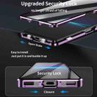 For Sony Xperia 1 VII HD Magnetic Metal Tempered Glass Phone Case(Purple) - 3