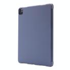 For iPad Pro 11 2024 Skin Feel Tri-fold Leather Tablet Case with Pen Slot(Lavender) - 3