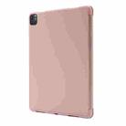 For iPad Air 11 2024 Skin Feel Tri-fold Leather Tablet Case with Pen Slot(Pink) - 3