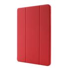 For iPad Air 13 2025 / 2024 Skin Feel Tri-fold Leather Tablet Case with Pen Slot(Red) - 2