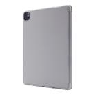 For iPad Air 13 2025 / 2024 Skin Feel Tri-fold Leather Tablet Case with Pen Slot(Grey) - 3