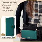 For Honor 90 GT Crossbody Chain Leather Phone Case(Green) - 2