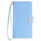 For Honor X8c 4G Global Crossbody Chain Leather Phone Case(Blue) - 2