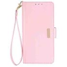 For Honor X8c 4G Global Crossbody Chain Leather Phone Case(Pink) - 2