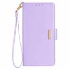 For Honor X8c 4G Global Crossbody Chain Leather Phone Case(Purple) - 2