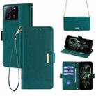 For Xiaomi Redmi K60 Ultra Crossbody Chain Leather Phone Case(Green) - 1