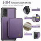 For Samsung Galaxy S20+ 5G JEEHOOD J05 Business Magnetic Style RFID Leather Phone Case(Purple) - 2