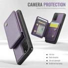 For Samsung Galaxy S20+ 5G JEEHOOD J05 Business Magnetic Style RFID Leather Phone Case(Purple) - 3