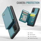 For Samsung Galaxy S20+ 5G JEEHOOD J05 Business Magnetic Style RFID Leather Phone Case(Blue Green) - 3