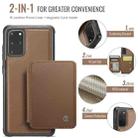 For Samsung Galaxy S20+ 5G JEEHOOD J05 Business Magnetic Style RFID Leather Phone Case(Brown) - 2