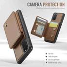 For Samsung Galaxy S20+ 5G JEEHOOD J05 Business Magnetic Style RFID Leather Phone Case(Brown) - 3