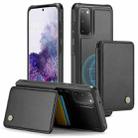 For Samsung Galaxy S20 5G JEEHOOD J05 Business Magnetic Style RFID Leather Phone Case(Black) - 1