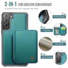 For Samsung Galaxy S21+ 5G JEEHOOD J05 Business Magnetic Style RFID Leather Phone Case(Blue Green) - 2