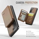 For Samsung Galaxy S21+ 5G JEEHOOD J05 Business Magnetic Style RFID Leather Phone Case(Brown) - 3