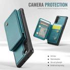 For Samsung Galaxy Note10 5G JEEHOOD J05 Business Magnetic Style RFID Leather Phone Case(Blue Green) - 3