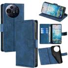For TCL 50 NxtPaper 5G Skin Feel Crocodile Magnetic Clasp Leather Phone Case(Blue) - 1