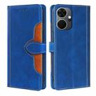 For Itel P55+ 4G Skin Feel Magnetic Buckle Leather Phone Case(Blue) - 1