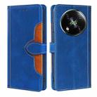 For Itel RS4 4G Skin Feel Magnetic Buckle Leather Phone Case(Blue) - 1