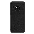 For Huawei Mate 20 Pro Genuine Leather Litchi Texture Phone Case(Black) - 1