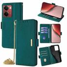 For Realme P3 Ultra 5G Global Crossbody Chain Leather Phone Case(Green) - 1