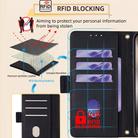 For OPPO A2X 5G / A2M 5G Crossbody Chain Leather Phone Case(Black) - 3