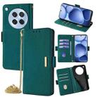 For OPPO Find X8s 5G Crossbody Chain Leather Phone Case(Green) - 1