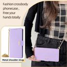 For TCL 50 SE 4G Crossbody Chain Leather Phone Case(Purple) - 2