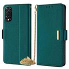 For TCL 505 4G Crossbody Chain Leather Phone Case(Green) - 1