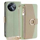 For Itel S24 4G Crossbody Litchi Texture Leather Phone Case(Green) - 1