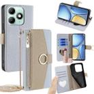 For itel A90 4G Crossbody Litchi Texture Leather Phone Case(Blue) - 1