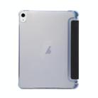 For iPad Air 11 2025 / 2024 3-folding Electric Pressed Skin Texture Leather Tablet Case(Black) - 3