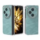 For OPPO Find N3 PU Leather Transparent Edge Phone Case(Light Blue) - 1