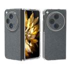 For OPPO Find N3 Transparent Frame Diamond Full Coverage Shockproof Phone Case(Black) - 1