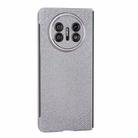 For Huawei Mate X5 Frosted Transparent Edge Diamond Phone Case(Silver) - 2