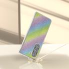 For Samsung Galaxy Z Fold6 5G Frosted Transparent Edge Diamond Phone Case(Rainbow) - 2