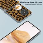 For Huawei Pocket 2 Three Parts Frosted Transparent Frame Leopard Pattern Phone Case(Leopard Print) - 3