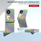 For Huawei Pocket 2 Three Parts Frosted Transparent Frame Diamond Phone Case(Rainbow) - 2