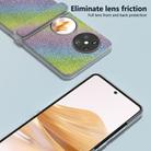 For Huawei Pocket 2 Three Parts Frosted Transparent Frame Diamond Phone Case(Rainbow) - 3