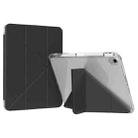 For iPad 10th Gen 10.9 2022 GEBEI Deformation Leather Tablet Case(Black) - 1