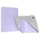 For iPad Air 13 2025 / 2024 / Pro 12.9 GEBEI Deformation Leather Tablet Case(Purple) - 1