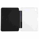 For iPad Air 13 2024 / Pro 12.9 GEBEI Deformation Leather Tablet Case(Black) - 3