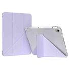 For iPad mini 2024 / mini 6 GEBEI Deformation Leather Tablet Case(Purple) - 1