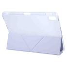 For iPad mini 2024 / mini 6 GEBEI Deformation Leather Tablet Case(Purple) - 2