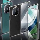 For Huawei Mate X3 Integrated Plating PC Leather Texture Full Coverage Fold Shockproof Phone Case(Green) - 2