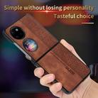 For Huawei Pocket 2 AZNS 3D Embossed Skin Feel Phone Case(Sapphire Blue) - 3
