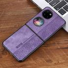 For Huawei Pocket 2 AZNS 3D Embossed Skin Feel Phone Case(Purple) - 2
