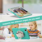 For iPad Pro 11 2024 Spider Wheel Silicone Hybrid PC Tablet Case(Mint Green) - 3