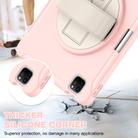 For iPad Pro 11 2024 Spider Wheel Silicone Hybrid PC Tablet Case(Cherry Blossoms Pink) - 2