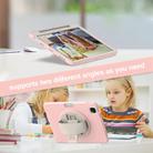 For iPad Pro 11 2024 Spider Wheel Silicone Hybrid PC Tablet Case(Cherry Blossoms Pink) - 3