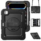 For iPad Pro 11 2024 Silicone + PC Tablet Protective Case(Black) - 1
